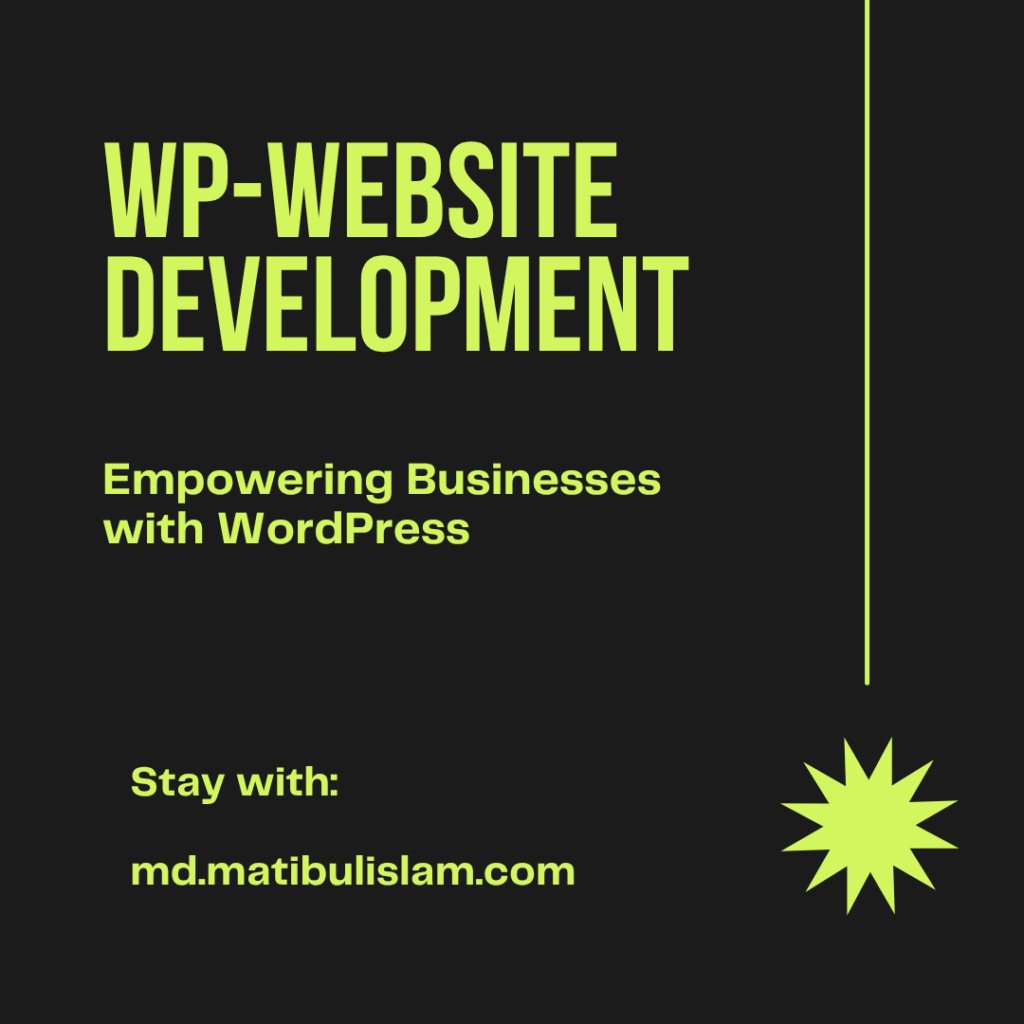 wp-website development